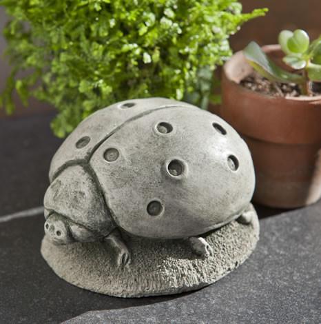 Campania International Cast Stone Ladybug Statuary Campania International 