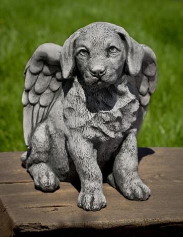 Campania International Cast Stone Angel Puppy Statuary Campania International 
