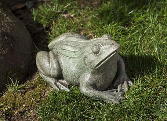 Campania International Cast Stone Woodland Frog Statuary Campania International 