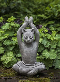 Thumbnail for Campania International Cast Stone Yoga Cat Statuary Campania International 
