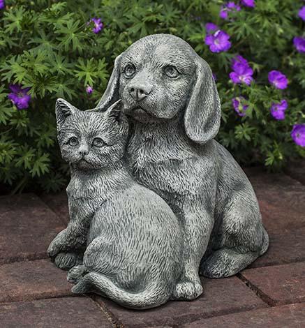 Campania International Cast Stone Fur-Ever Friends Statuary Campania International 