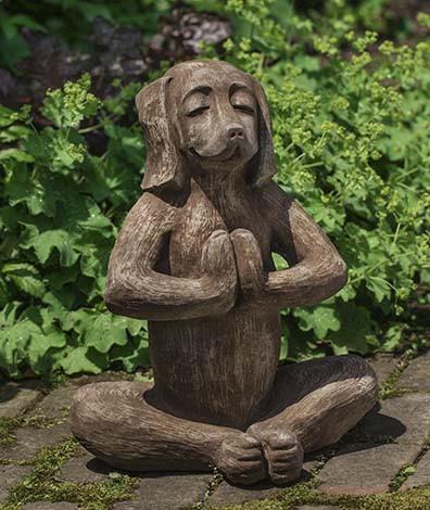 Campania International Cast Stone Yoga Dog Statuary Campania International 