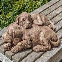 Thumbnail for Campania International Cast Stone Nap Time Puppies Stone Series Campania International 