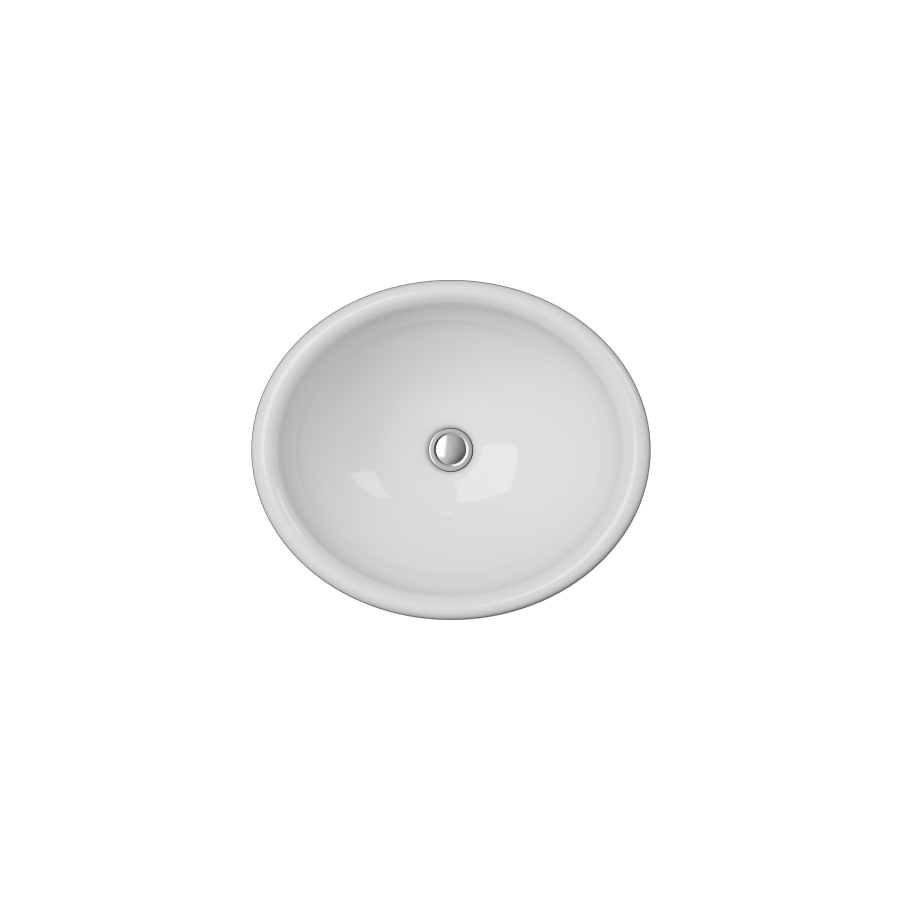 Cantrio Vitreous China overmount sink Ceramic Series Cantrio 