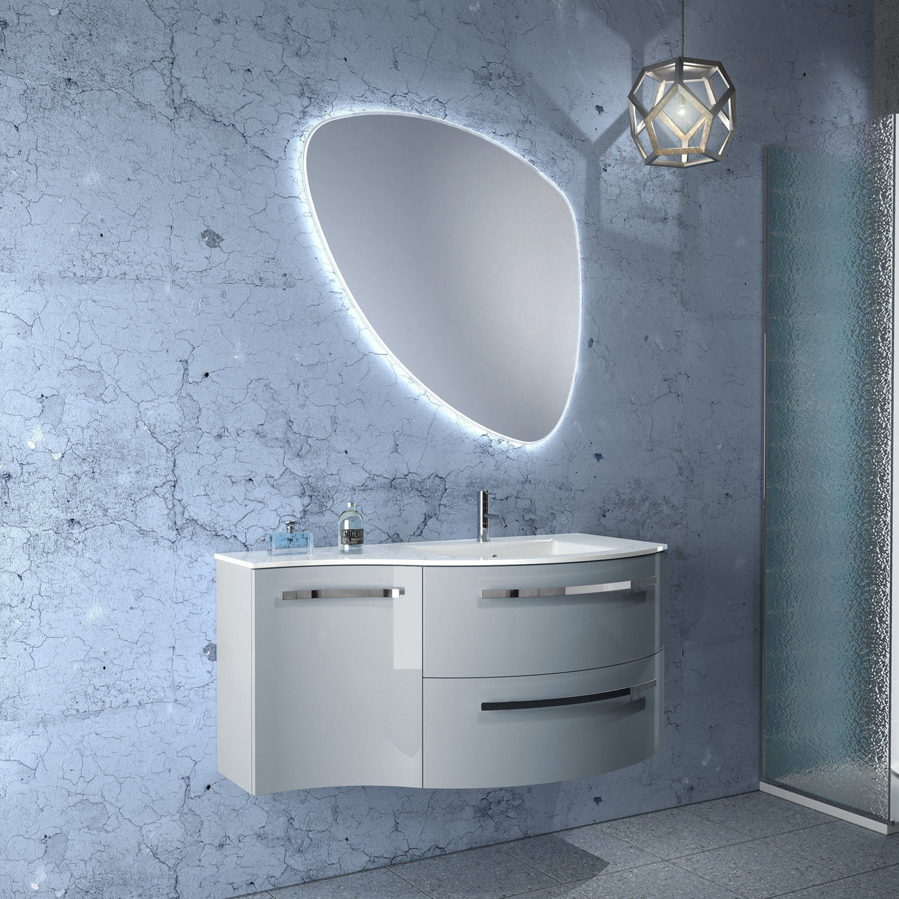 Latoscana Edmo Ambra AM43OPT2 Bathroom Vanity Latoscana 