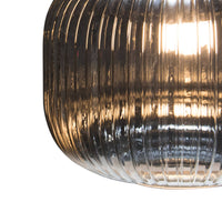 Thumbnail for Langley Contemporary Pendant Light Fixture with Grey Glass Shade, Elegant Multi Directional Ceiling Fixture for Living Room, Foyer, or Dining Areas, Dimmable Option Pendant Lighting Canyon Home 