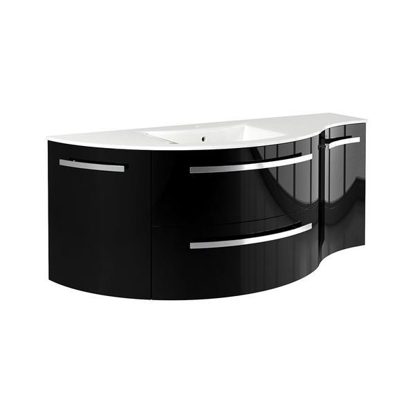 Latoscana Edmo Ambra AM52OPT2 Bathroom Vanity Latoscana BLACK-NERO 162 