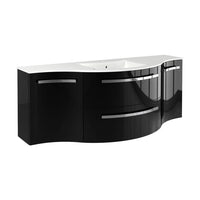 Thumbnail for Latoscana Edmo Ambra AM57 Bathroom Vanity Latoscana BLACK-NERO 162 