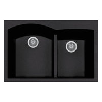 Thumbnail for Latoscana Plados Sink Contemporary Styling AM8420 kitchen sink Latoscana Black Metallic 