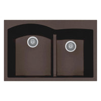 Thumbnail for Latoscana Plados Sink Contemporary Styling AM8420 kitchen sink Latoscana Brown 