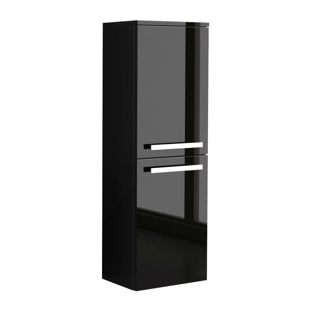 Latoscana Edmo Ambra Linen Tower Bathroom Vanity Latoscana BLACK-NERO 162 