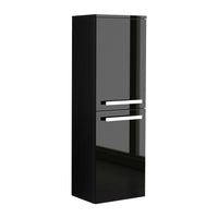 Thumbnail for Latoscana Edmo Ambra Linen Tower Bathroom Vanity Latoscana BLACK-NERO 162 