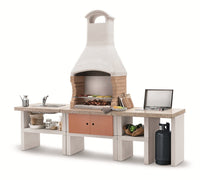 Thumbnail for Palazzetti WORKTOP MODULE Barbecue Outdoor Cooking Grill By Paini Pizza Ovens Paini 
