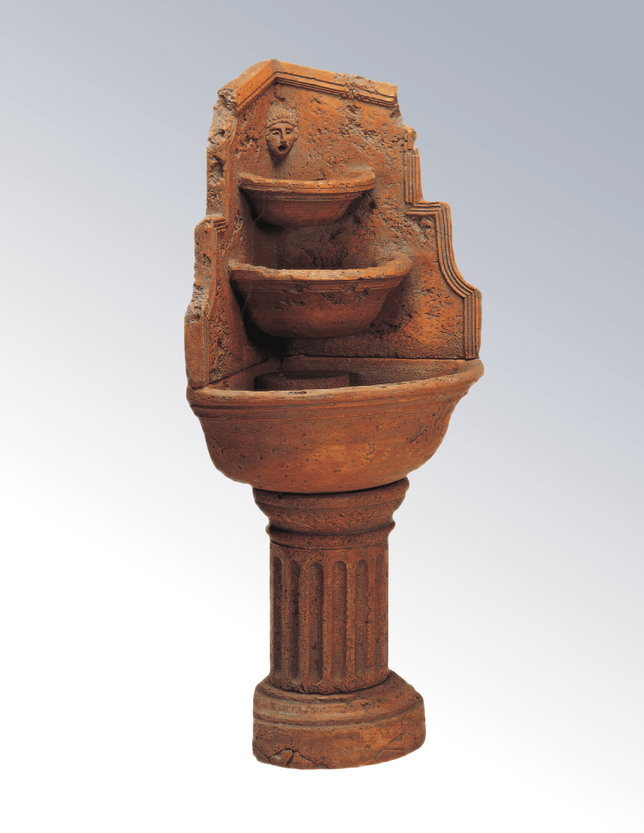 Acropolis Corner Cast Stone Outdoor Garden Fountains With Spout Fountain Tuscan 