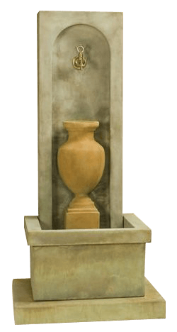 Amphorae Wall Outdoor Cast Stone Garden Fountain For Spout Fountain Tuscan 