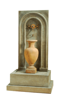 Thumbnail for Amphorae Wall Outdoor Cast Stone Garden Fountain for Spout Fountain Tuscan 