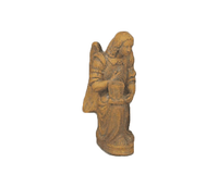 Thumbnail for Angel Candle Holder Cast Stone Outdoor Asian Collection Wall Ornament Tuscan 