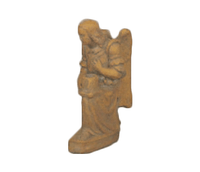 Thumbnail for Angel Candle Holder Cast Stone Outdoor Asian Collection Wall Ornament Tuscan 