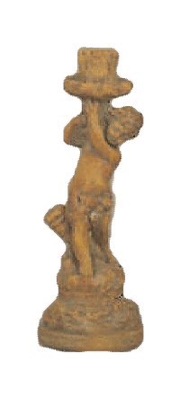 Thumbnail for Angel Candlestick Cast Stone Outdoor Asian Collection Wall Ornament Tuscan 