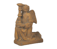 Thumbnail for Angel Gabriel Candleholders Cast Stone Outdoor Asian Collection Statues Tuscan 