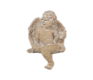 Angel with Baby Birds Cast Stone Outdoor Asian Collection Statues Tuscan 