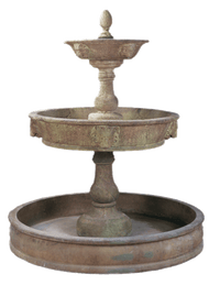 Thumbnail for Antica Courtyard Cast Stone Outdoor Garden Fountains Fountain Tuscan 