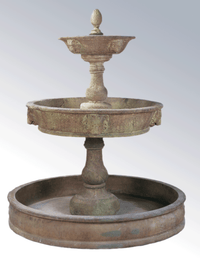 Thumbnail for Antica Courtyard Cast Stone Outdoor Garden Fountains Fountain Tuscan 