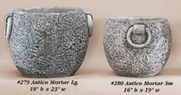 Thumbnail for Antico Mortar Cast Stone Outdoor Garden Planter Planter Tuscan 