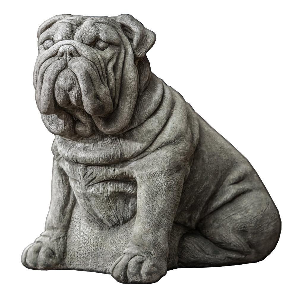 Campania International Cast Stone Antique Bulldog Statuary Campania International 