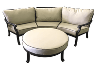 Thumbnail for Astoria Curved Sectional and Cocktail Outdoor Furniture Tuscan 