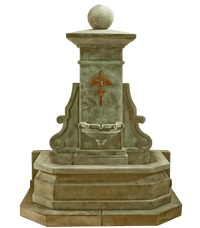 Thumbnail for Avignon Wall Outdoor Cast Stone Garden Fountain For Spout Fountain Tuscan 