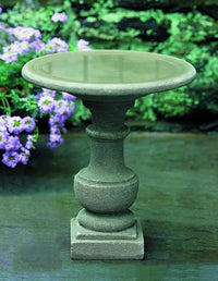 Thumbnail for Siena Cast Stone Outdoor Garden Birdbath BirdBath Campania International 