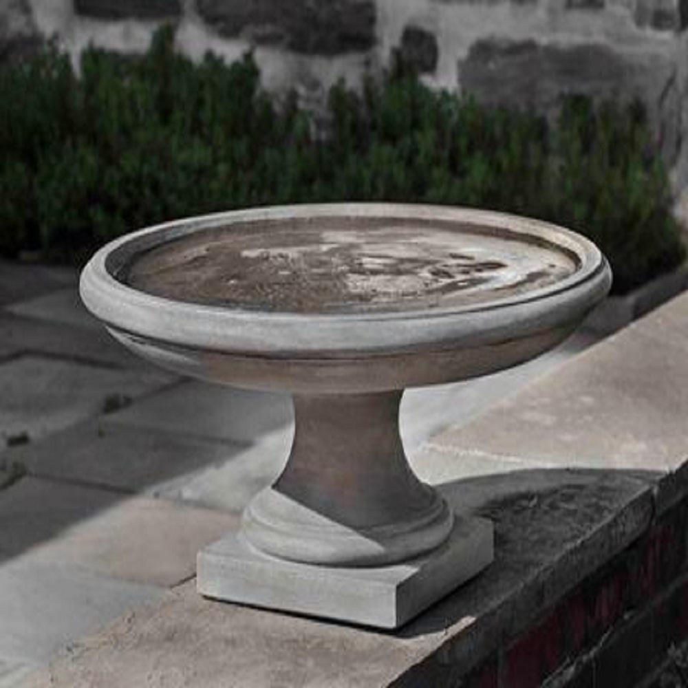 Montebello Cast Stone Outdoor Garden Birdbath (1 pc) BirdBath Campania International 