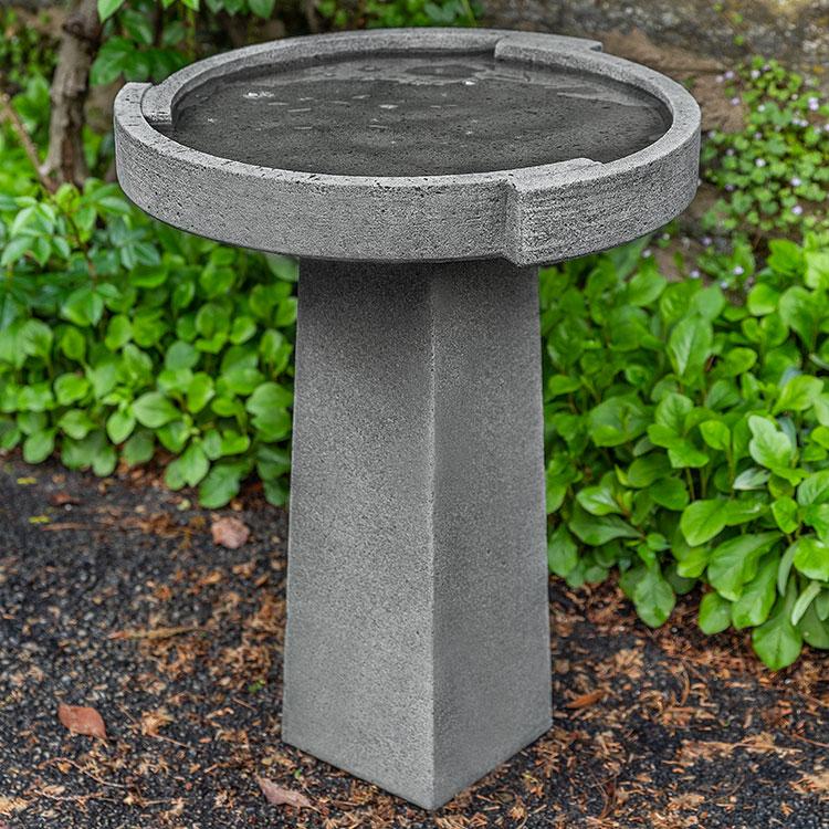 Campania International Cast Stone Concept Birdbath, Small Birdbath Campania International 