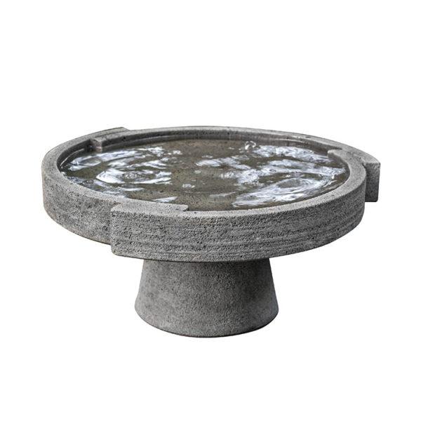 Campania International Cast Stone Concept Birdbath, Low Birdbath Campania International 