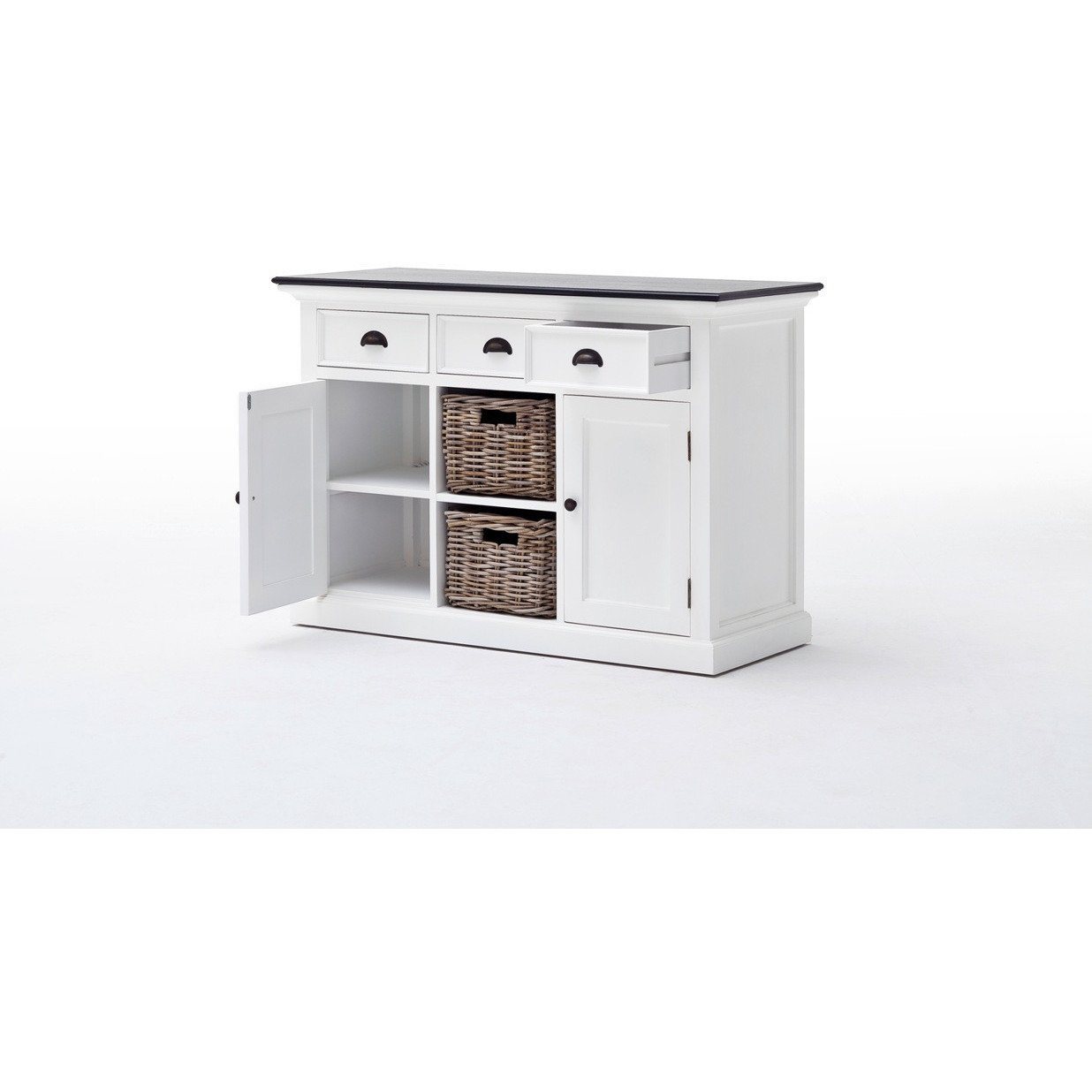 NovaSolo Halifax Contrast B129CT Halifax Contrast Buffet w/ 2 baskets Buffet NovaSolo 