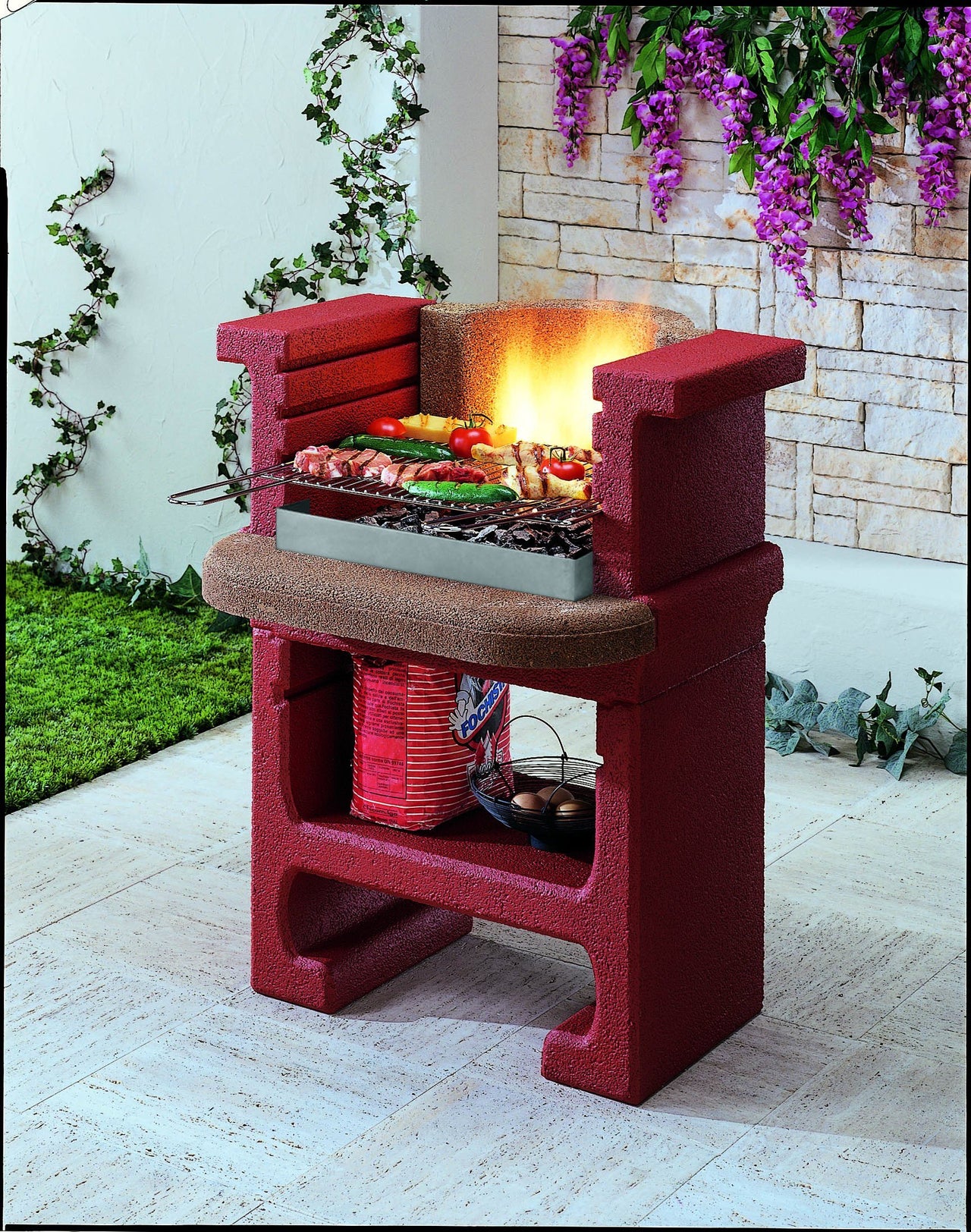 Palazzetti BAJKAL Barbecue Outdoor Cooking Grill By Paini Pizza Ovens Paini 