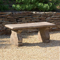 Thumbnail for Provencal Cast Stone Outdoor Garden Bench Outdoor Benches/Tables Campania International 