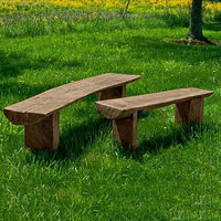 Thumbnail for Large Bois Cast Stone Outdoor Garden Bench Outdoor Benches/Tables Campania International 