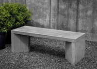 Thumbnail for Chênes Brut Cast Stone Outdoor Garden Bench Outdoor Benches/Tables Campania International 