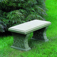 Thumbnail for Snowdrop Cast Stone Outdoor Garden Bench Outdoor Benches/Tables Campania International 