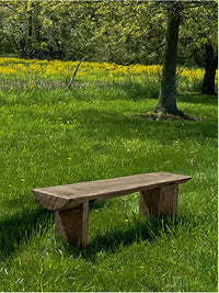 Thumbnail for Small Bois Cast Stone Outdoor Garden Bench Outdoor Benches/Tables Campania International 