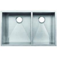 Thumbnail for Gourmetier BGKUD321910DBNL Wishaw Undermount Double Bowl Kitchen Sink Kitchen Sink Kingston Brass Default Title 