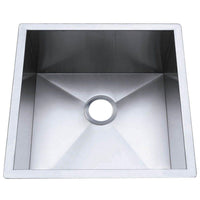 Thumbnail for Gourmetier BGKUS16189BN Wishaw Undermount Single Bowl Kitchen Sink Kitchen Sink Kingston Brass Default Title 