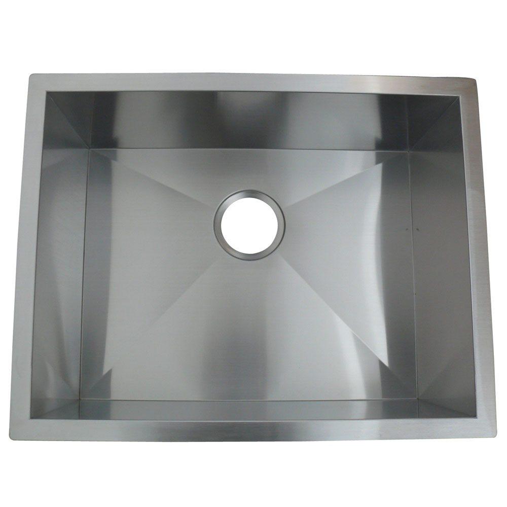 Gourmetier BGKUS231810BN Wishaw Undermount Single Bowl Kitchen Sink Kitchen Sink Kingston Brass Default Title 