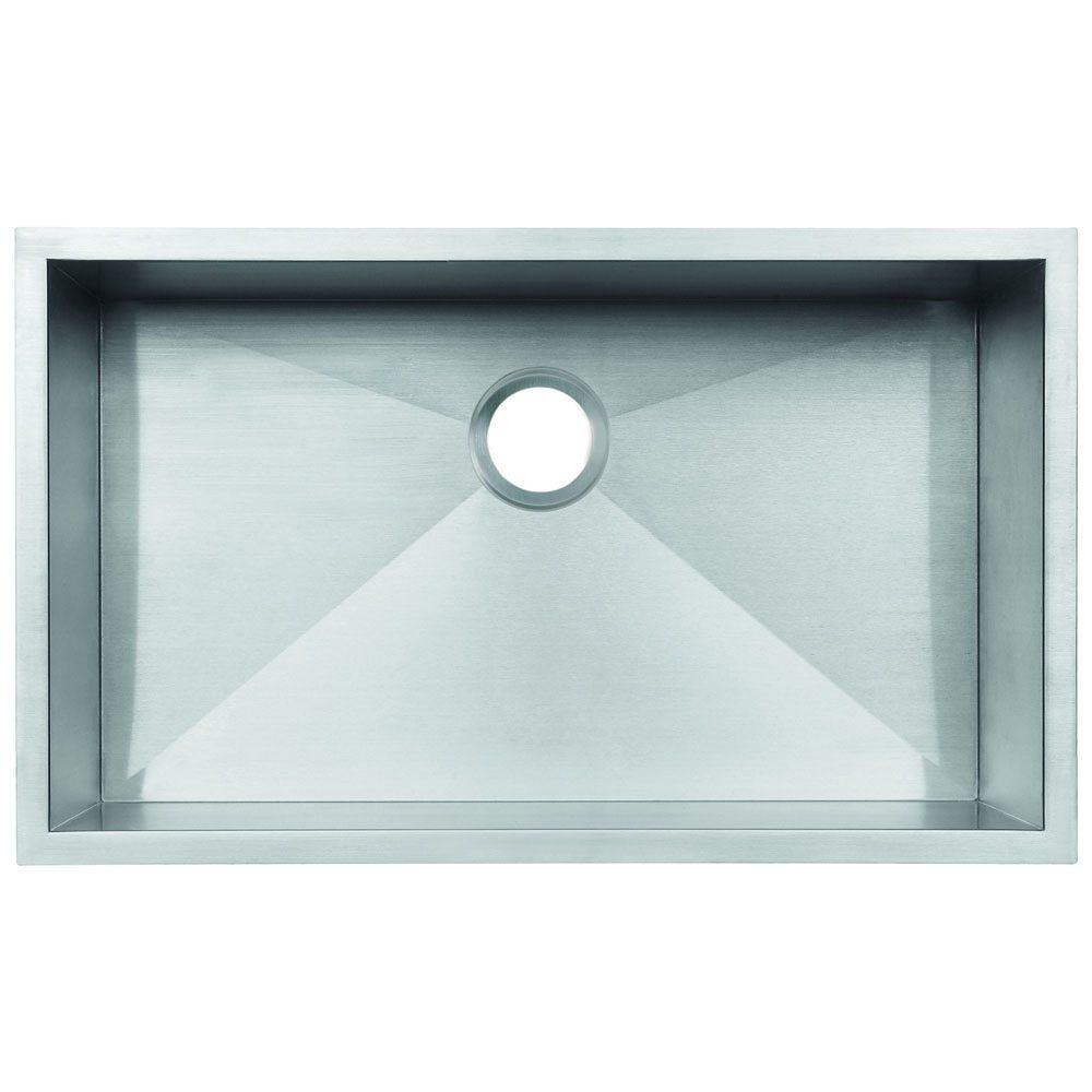 Gourmetier BGKUS27189BN Wishaw Undermount Single Bowl Kitchen Sink Kitchen Sink Kingston Brass Default Title 