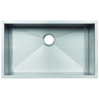 Thumbnail for Gourmetier BGKUS27189BN Wishaw Undermount Single Bowl Kitchen Sink Kitchen Sink Kingston Brass Default Title 