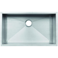 Thumbnail for Gourmetier BGKUS281910BN Wishaw Undermount Single Bowl Kitchen Sink Kitchen Sink Kingston Brass Default Title 