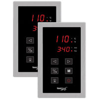 Thumbnail for SteamSpa Royal 7.5 KW QuickStart Acu-Steam Bath Generator Package with Built-in Auto Drain in Brushed Nickel Steam Generators SteamSpa 