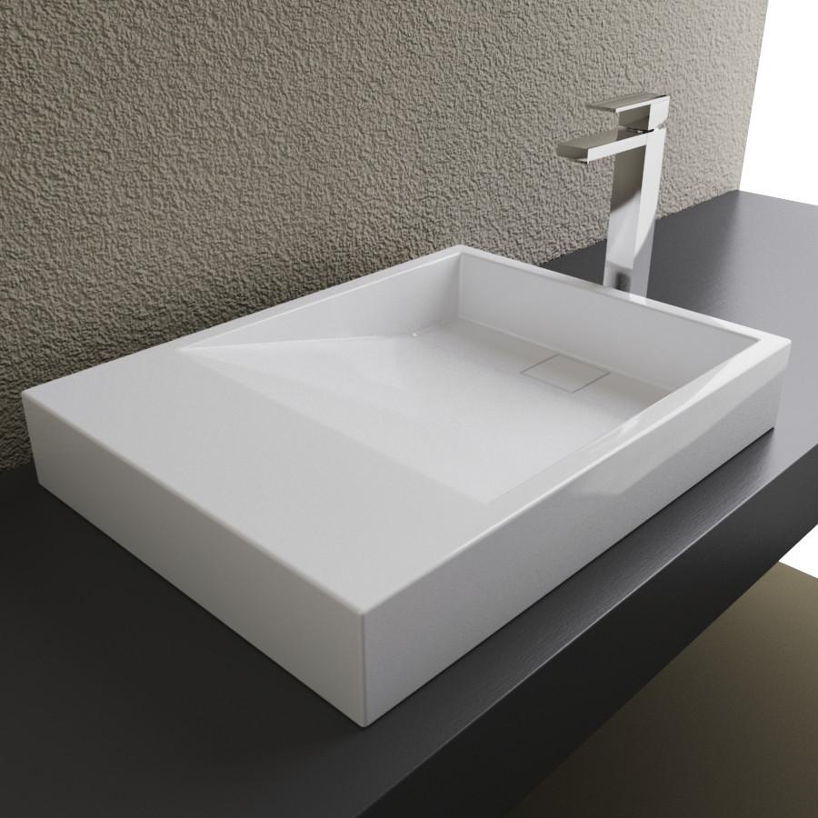 Cantrio Solid Surface above counter sink Solid Surface Series Cantrio 